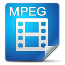 Mpeg, Filetype SteelBlue icon