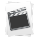 movie, File DarkSlateGray icon
