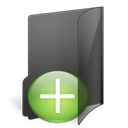 new, Folder Black icon