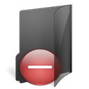 Folder, private Black icon