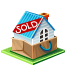 sold, house Icon