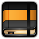 Moleskine, Orange DarkSlateGray icon