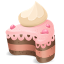 cake, Cream, on, Top Black icon