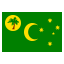 keeling, islands, cocos Green icon