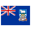 Falkland, islands DarkBlue icon