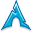 linux, Arch Black icon