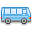 Bus CornflowerBlue icon