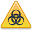 Caution, Biohazard Black icon