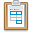Clipboard, invoice DarkGray icon