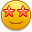 star, Emotion Orange icon