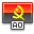 Angola, flag DarkSlateGray icon