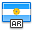Argentina, flag DodgerBlue icon