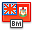 flag, Bermuda OrangeRed icon