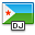 flag, Djibouti OliveDrab icon