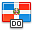 republic, flag, Dominican DodgerBlue icon