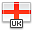 flag, England OrangeRed icon