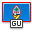 Guam, flag DodgerBlue icon