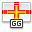 flag, Guernsey Black icon