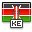 kenya, flag DarkSlateGray icon