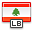 flag, Lebanon Red icon