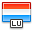 Luxembourg, flag OrangeRed icon