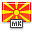 flag, Macedonia OrangeRed icon