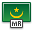 mauretania, flag ForestGreen icon