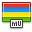 flag, Mauritius DodgerBlue icon