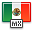 flag, Mexico OrangeRed icon