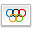 olympic, flag Silver icon