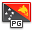 guinea, new, flag, papua DarkSlateGray icon