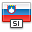 slovenia, flag Black icon