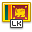 sri, Lanka, flag Gold icon