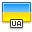 flag, ukraine Gold icon