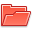 Folder, red Tomato icon