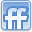 Friendfeed CornflowerBlue icon