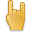 ily, Hand SandyBrown icon