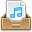 document, inbox, music Peru icon