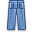 Jeans SteelBlue icon
