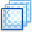 Layer, stack, Arrange SkyBlue icon