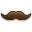 Mustache SaddleBrown icon