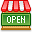 open, Shop Icon