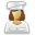 Cook, Female, user Black icon