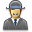 user, detective Icon