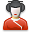 user, Geisha Black icon