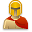 user, Gladiator Black icon