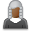 user, judge Black icon