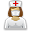 user, medical, Female Black icon