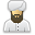 user, muslim Black icon