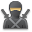 user, Ninja DimGray icon